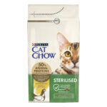 PURINA® CAT CHOW®Cat, Sterilised с Naturium™ ,за кастрирани котки,Пиле, суха,1,5kg