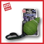 Gigwi, играчка за куче, Gigwi Dinoball - Triceraptor, с възможност за изключване на звук, Зелен