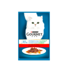 PURINA® GOURMET®  Perle Котки в зряла възраст,Печено месо в Сос, Говеждо, Мокра храна, пауч, 85g