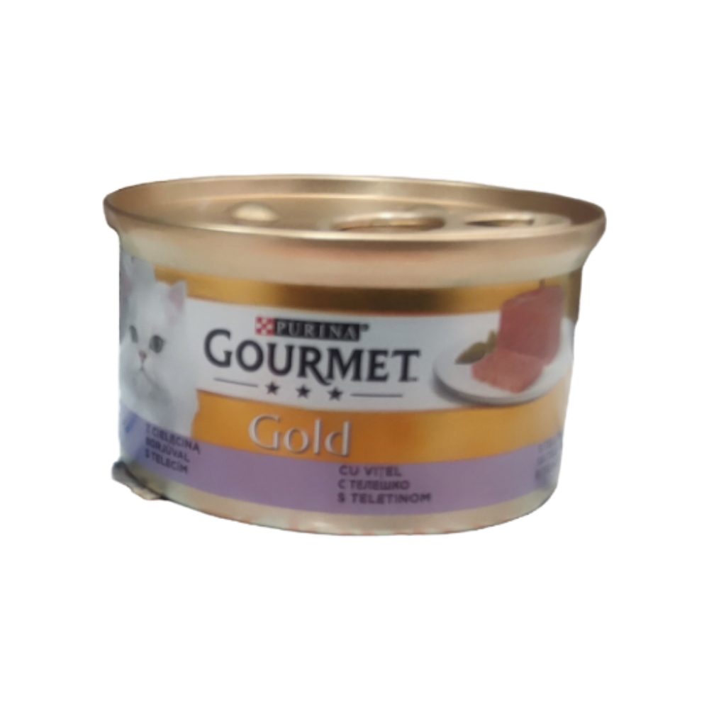White (293) Gourmet Gold - пастет за котки - с вкус на телешко - Image 1