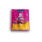 Vitakraft Cat Stick Mini - Лакомства за котки, Саламена пръчица с пиле и котешка трева 3 бр.