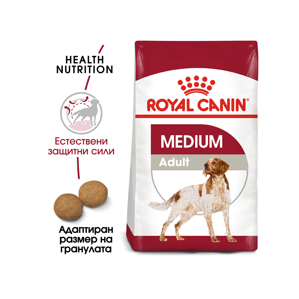 ROYAL CANIN Medium Adult 15 кг – суха храна за кучета от средни породи