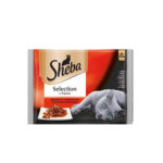 Sheba,месно меню ,пауч със сос 4 бр.
