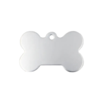 VEO ID TAG, Медальон за котки и куче, собствен дизайн,1.5 х 3см - Сребристо
