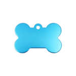 VEO ID TAG, Медальон за котки и куче, собствен дизайн,1.5 х 3см - Светло Синьо