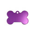 VEO ID TAG, Медальон за котки и куче, собствен дизайн,1.5 х 3см - Лилаво