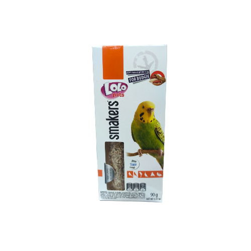 Lolo Pets Smakers – Лакомство за птици с ядки, 130 грама