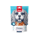 Wanpy - Лакомство за куче Wanpy Chicken Jerky & Calcium Bone, 100гр