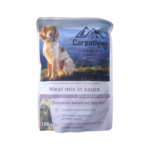 Carpathian Pet Food - Премиум пауч за кучета, месен микс (пилешко, говеждо, пуешко и риба) в сос  100 гр.