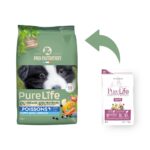Pro-Nutrition Pure Life Dog Puppy Mini Medium – Пълноценна храна за подрастващи кучета от малки и средни породи, с риба, 2 кг