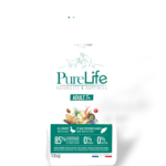 Pure Life ADULT 7+ - Пълноценна храна за пораснали кучета от всички породи, над 7-годишна възраст 12 kg