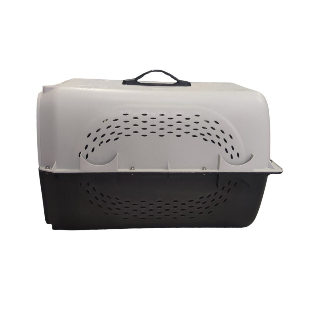 Транспортна клетка VEO AIRBOX Two - Черно-сива, размер 58x37x37 см