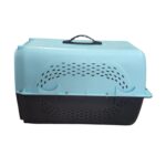 Транспортна клетка VEO AIRBOX Two - Черно-синя, размер 58x37x37 см