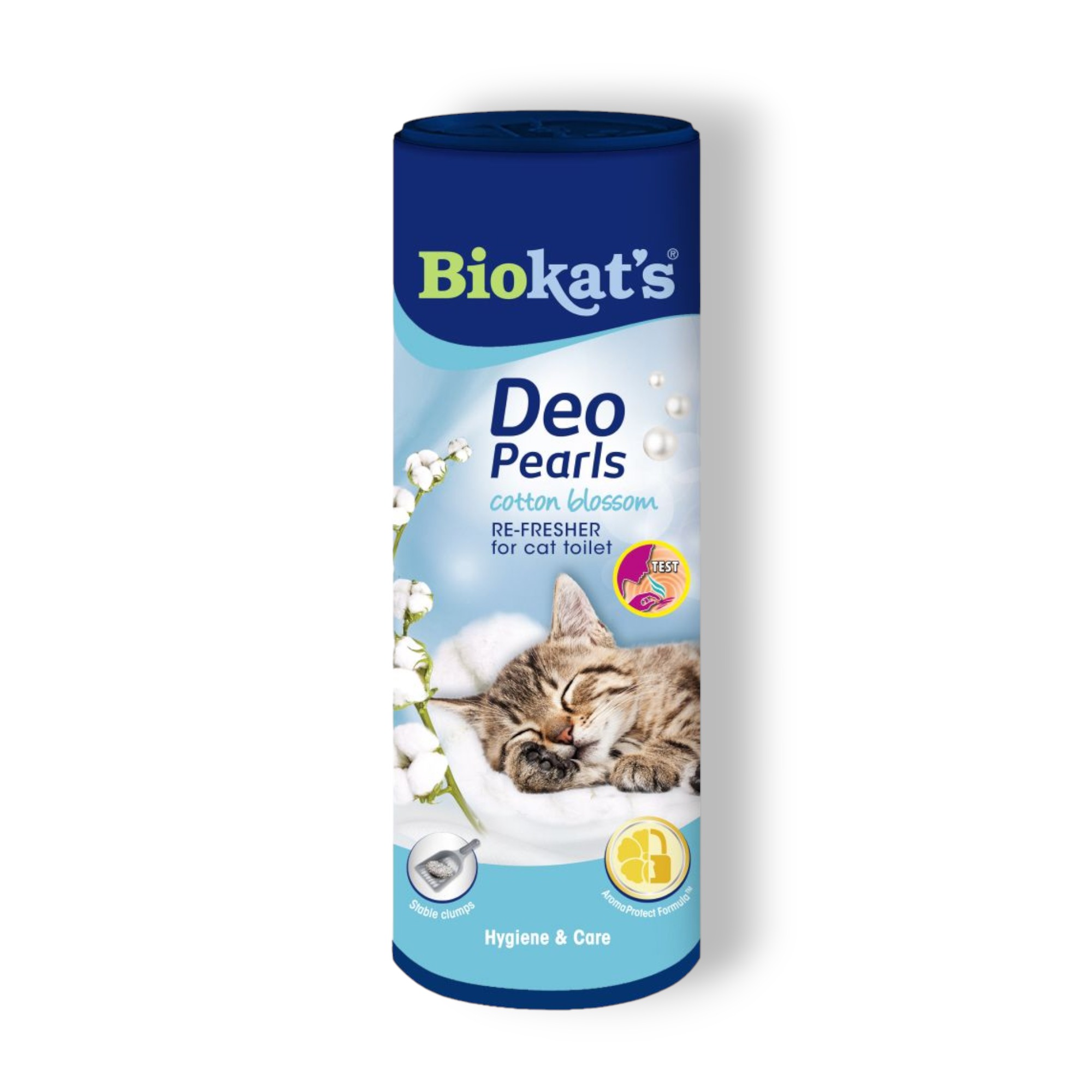 1000 x 1000-PhotoRoom (8) Biokat’s DEO Pearls Cotton Blossom 700 g - Освежител за котешка тоалетна - Дезодориращи перли „Цвят от памук” - Image 1