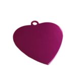 VEO ID TAG, Медальон за котки и куче, собствен дизайн,35мм х 35мм - лилаво