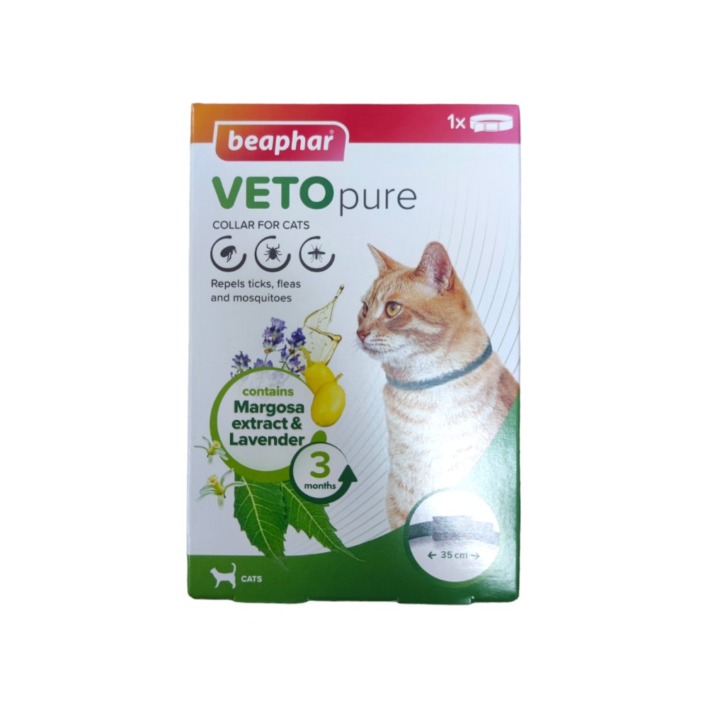 Beaphar B.V Veto Pure Bio Collar - противопаразитна каишка за котки