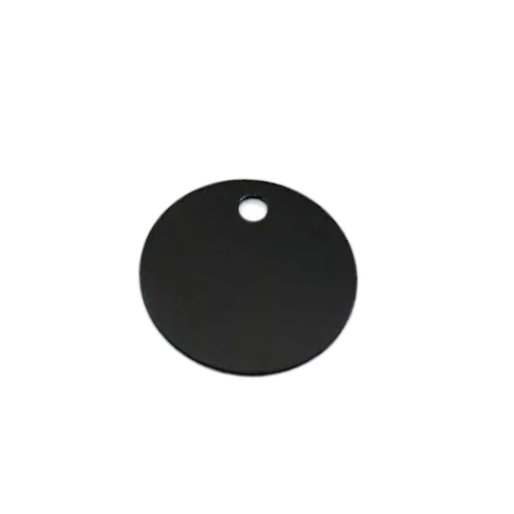 2024/01/1000036285.jpg VEO ID TAG, Медальон за котки и куче, собствен дизайн,диаметър 25 мм - черно - Image 1