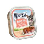 Happy Cat Minkas Duo Poultry & Salmon - вкусни хапки в желе върху пастет с пиле и сьомга - 100 гр.