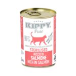 KIPPY Pate Salmon (CAT Sterilised) - Консервирана храна за котки със сьомга 400гр.