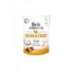 Brit Skin & Coat – функционален снакс с крил и кокос за кучета, 150 г