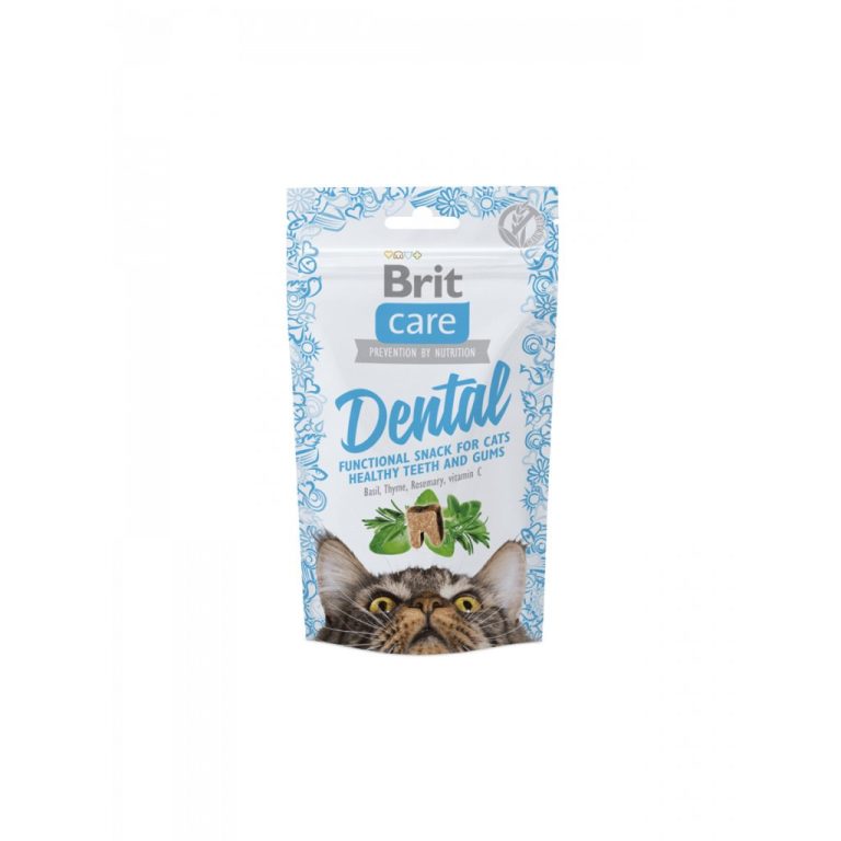 Brit Care Dental – Лакомства за котки, 50 грама