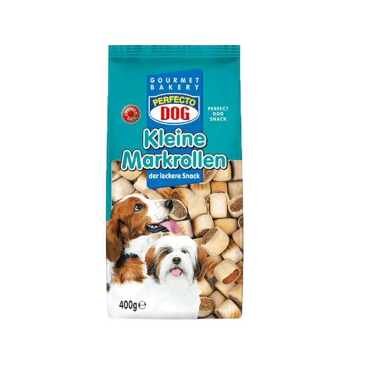 Perfecto Dog Kleine Markrollen – Бисквити за куче малки сърцевини 400 г с месен и рибен пълнеж