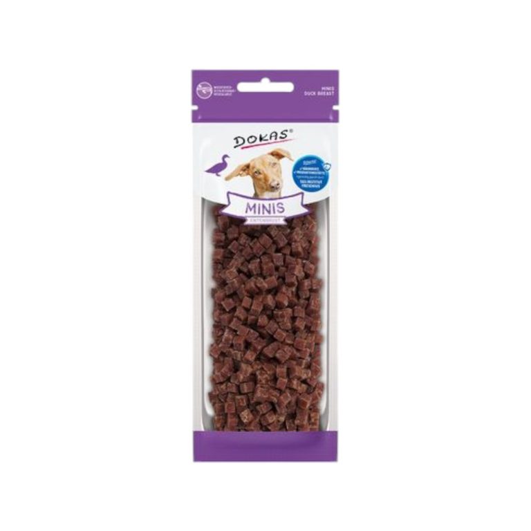 Dokas Minis лакомства за кучета – Вкусни мини кубчета за награда при тренировки