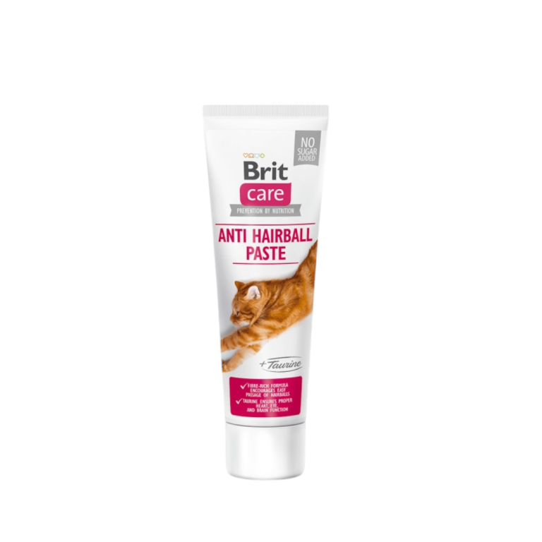 Brit Care Anti Hairball Paste – Паста против космени топки за котки, 100 грама