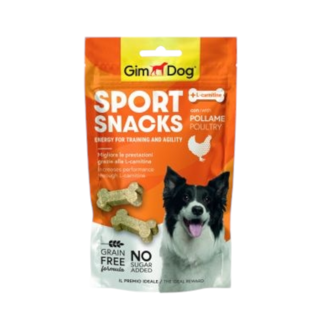Photoroom-20241108_154643 GimDog Sport Snacks с птиче месо, 60 грама - енергийни хапки за активни кучета