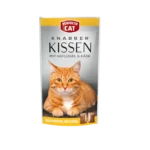 Perfecto Cat Knabber Kissen с птиче месо и сирене – хрупкави хапки за котки 50 г