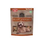 Perfecto Dog – Бисквити за куче Цветни кокали големи 400 г, хрупкави лакомства с говеждо и птиче месо във форма на големи кокали